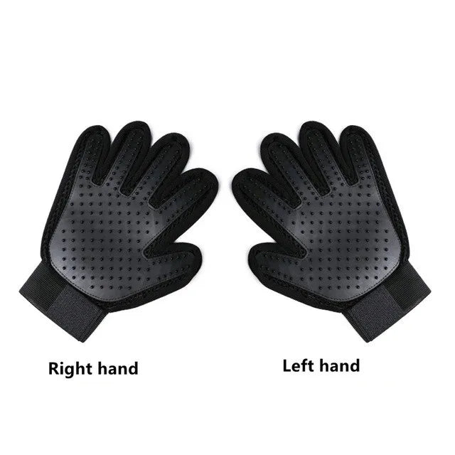 Pet Bath Brush Silicone Glove for Pet Massage Pet Grooming Glove Dogs Cats