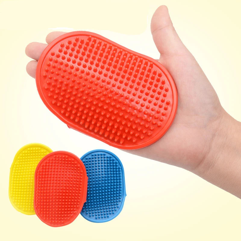Pet Bath Brush Silicone Glove for Pet Massage Pet Grooming Glove Dogs Cats