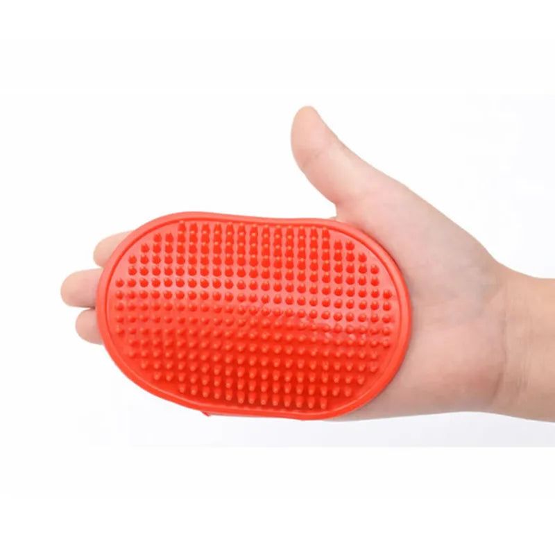 Pet Bath Brush Silicone Glove for Pet Massage Pet Grooming Glove Dogs Cats
