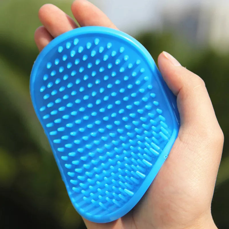 Pet Bath Brush Silicone Glove for Pet Massage Pet Grooming Glove Dogs Cats