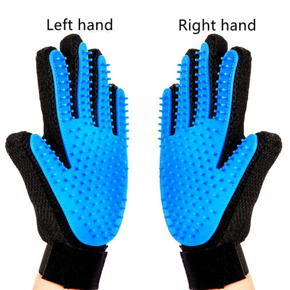 Pet Bath Brush Silicone Glove for Pet Massage Pet Grooming Glove Dogs Cats