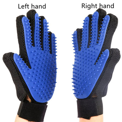 Pet Bath Brush Silicone Glove for Pet Massage Pet Grooming Glove Dogs Cats